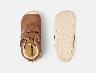 Bundgaard Moon sneaker mocha med velcro til børn