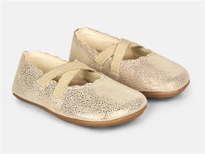 Bundgaard Tamara ballerina ivory gold til børn