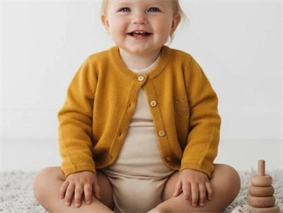 Soft Gallery Carrie cardigan golden glow owl