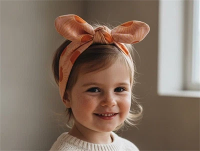 Soft Gallery hårbånd peach bloom sunshine