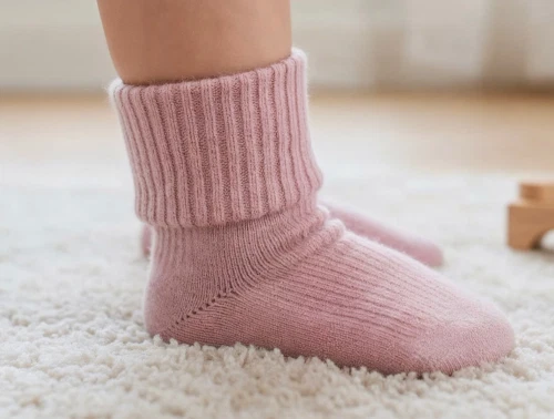 MP strømper uld wood rose (2-pak)