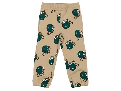 THE NEW siblings sweatpants humus med smiley print forside