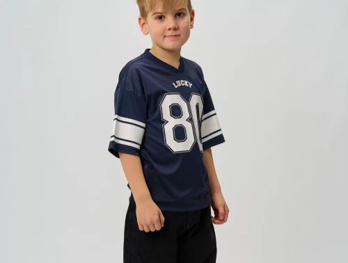 THE NEW Rocky oversized t-shirt navy blazer