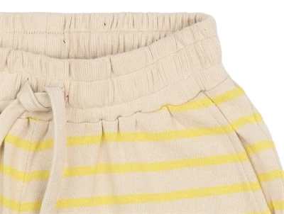 THE NEW Shannon shorts acacia striped tæt på talje og snøre