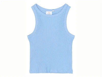 THE NEW Tove rib top forever blue forfra