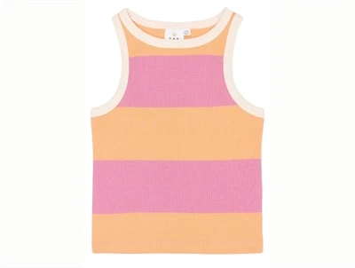 THE NEW Tatiana rib top cashmere rose striped forfra