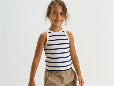 THE NEW Tish rib top navy blazer striped vist på barn