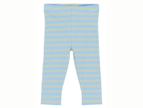 THE NEW Siblings Fro rib leggings forever blue striped forfra