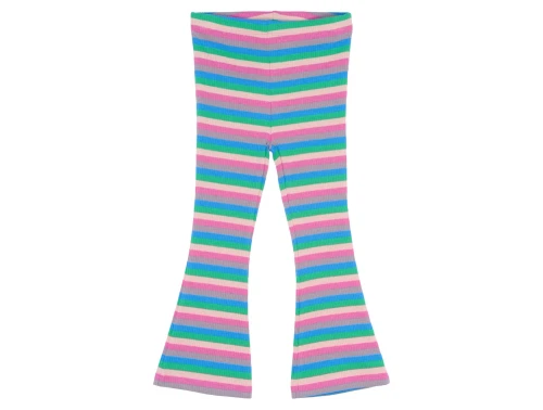 THE NEW siblings rib bukser med flerfarvede striber og vidde  
