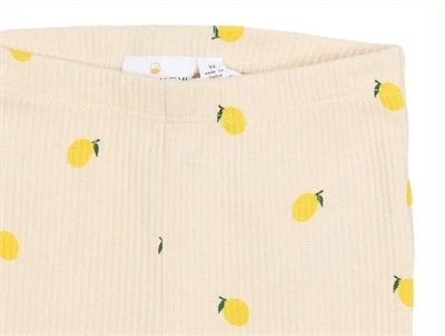 THE NEW Siblings Smilla flared rib bukser gardenia aop tæt på talje og print