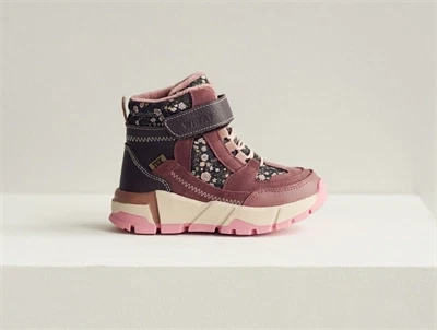 Wheat Bootie Muni Tex sneaker blush set fra siden