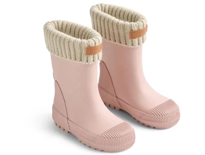 Wheat Wader vintergummistøvle rose powder set i par