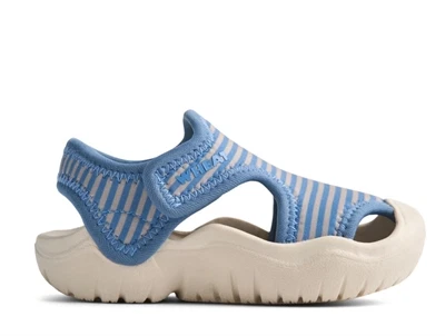 Wheat Bani badesandal blue swim stribet med velcro