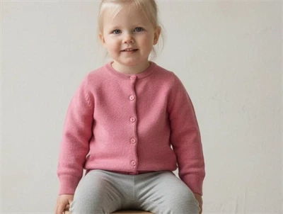 Wheat cardigan Vicky pink melange