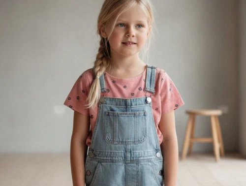 Wheat top Isalena rose tan med blomster