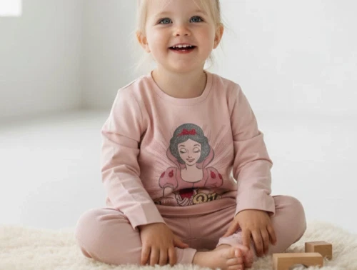 Wheat t-shirt Snow White misty rose