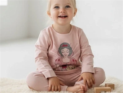 Wheat t-shirt Snow White misty rose