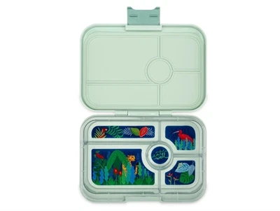 Yumbox Tapas XL madkasse pistachio green jungle med 5 rum