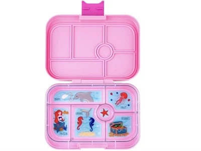 Yumbox Original bento madkasse pink/havfrue med 6 rum