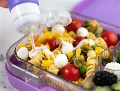 Yumbox beholdere til dressing/sauce med drypfri låg 3-pak
