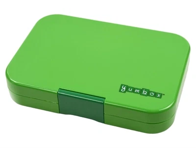 Yumbox tapas xl madkasse i grøn med lukket låg