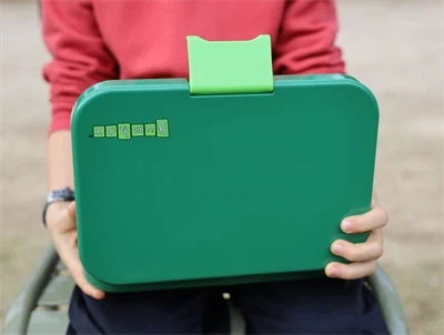 Yumbox Tapas xl madkasse grøn/jungle med 5 rum